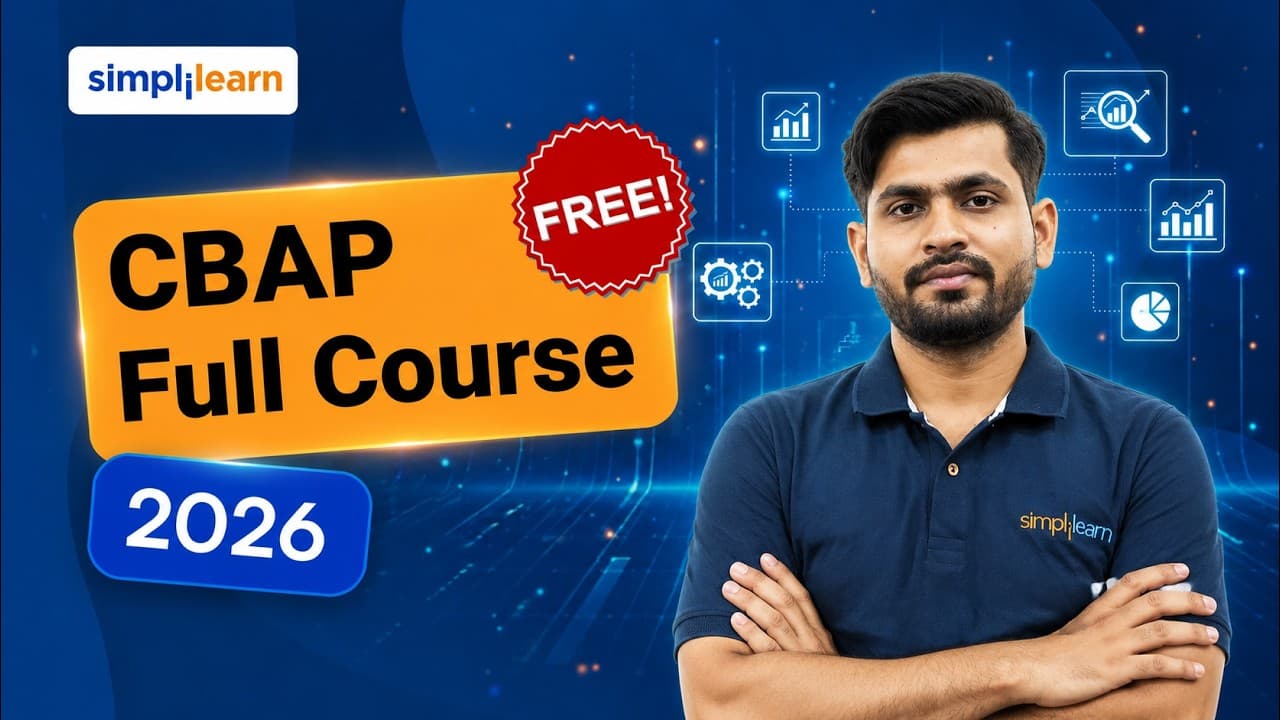 Certified Business Analysis Professional Full Course 2026 | CBAP Course For Beginners | Simplilearn