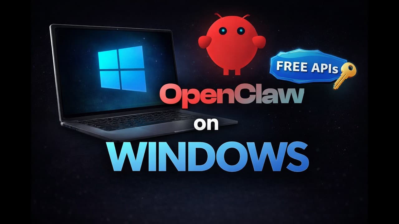 Run OpenClaw on Windows Using Free API Keys (Step-by-Step)
