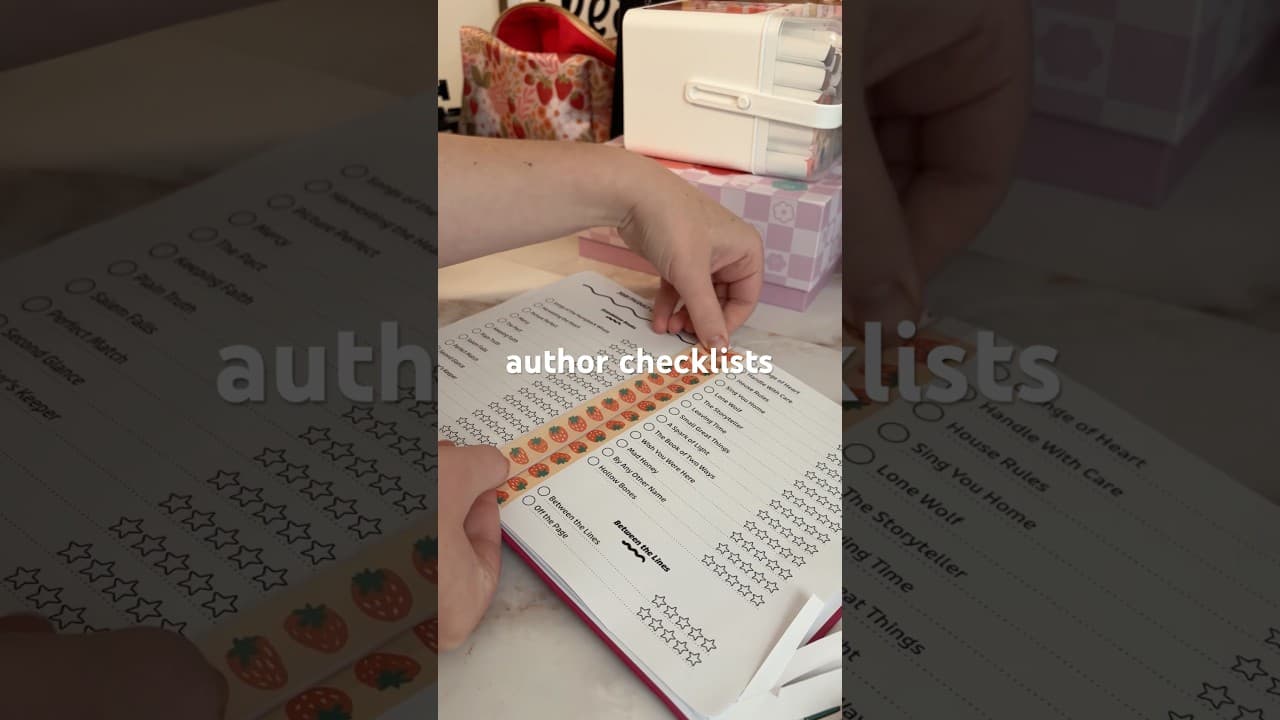 tell me your must read authors! 📚#bookish #readingjournal #authorbacklist