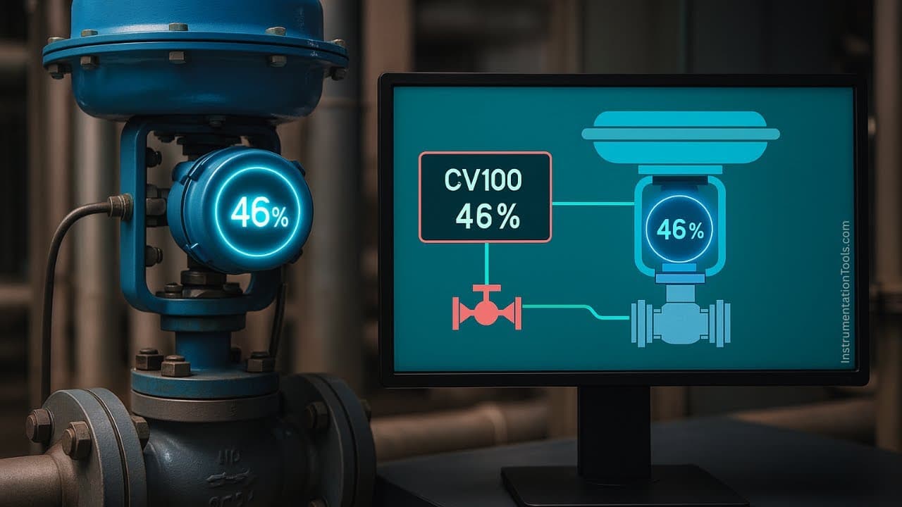 DCS Graphics Page Task – Control Valve Feedback Status