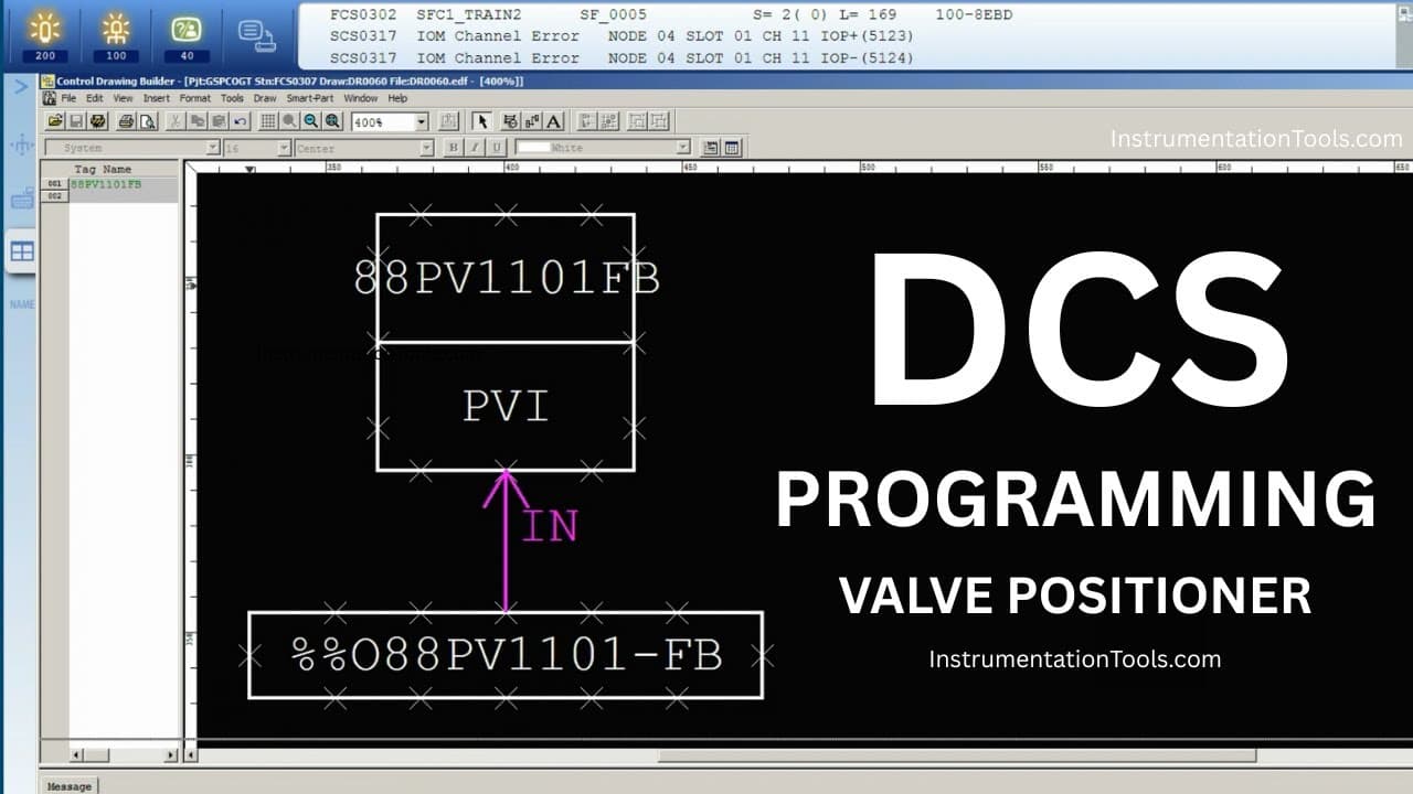 DCS Programming for Control Valve Feedback Signal | S BHARADWAJ REDDY