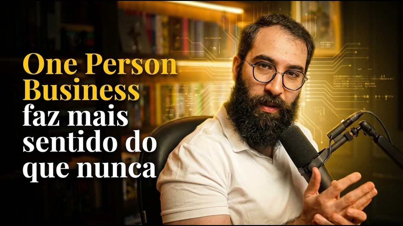 Como ter um negócio de uma pessoa só em 2026 (por que vou voltar e o que estou fazendo na prática)