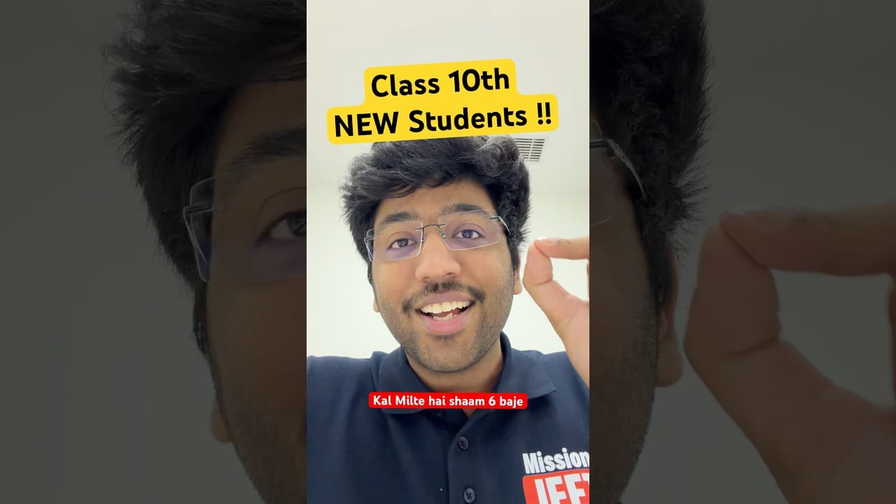 Class 10th New Students- AARAMBH is coming !!