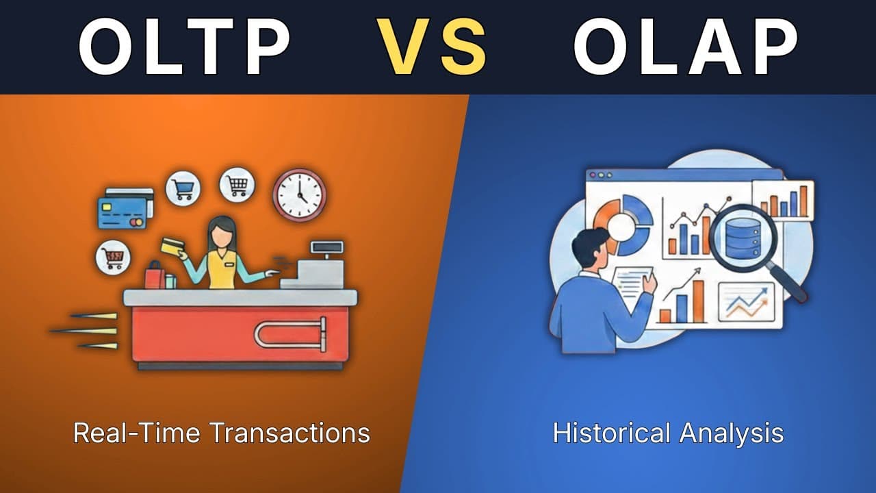 OLTP vs OLAP Explained in 5 Minutes