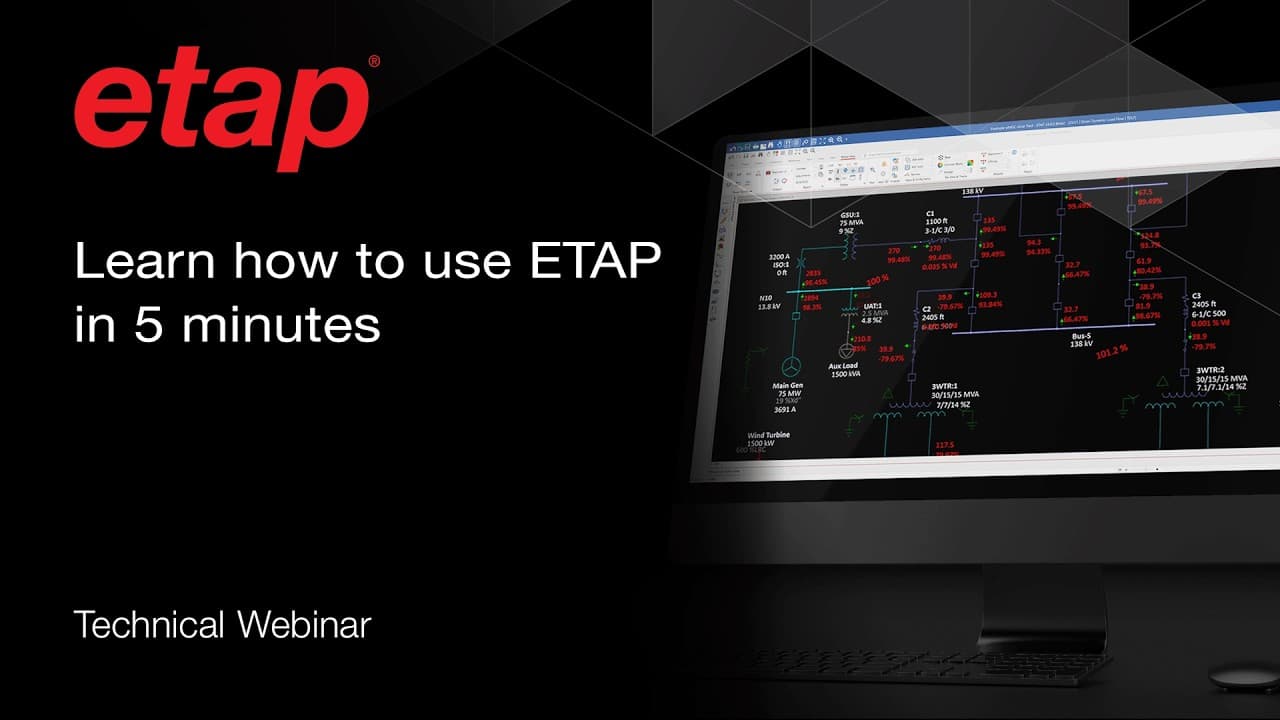 Learn ETAP in 5 Minutes ⚡ Quick Power System Tutorial for Engineers