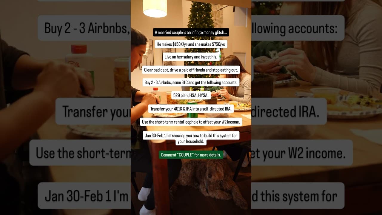 A Married Couple Is An Infinite Money Glitch πΈ