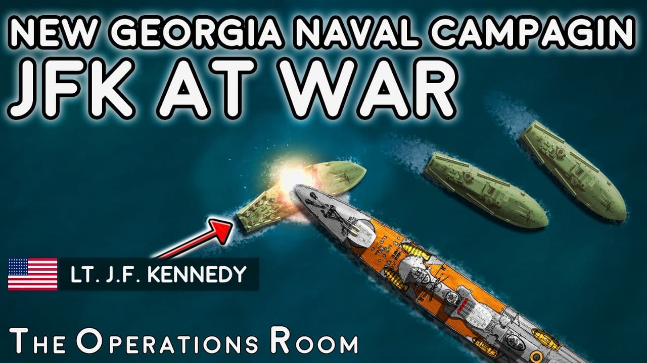 US Navy New Georgia Campaign (2/2) - JFK's PT Boat Gets Rammed