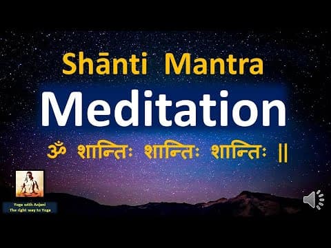 Shanti Mantra for the New Year - Guided Meditation on Peace