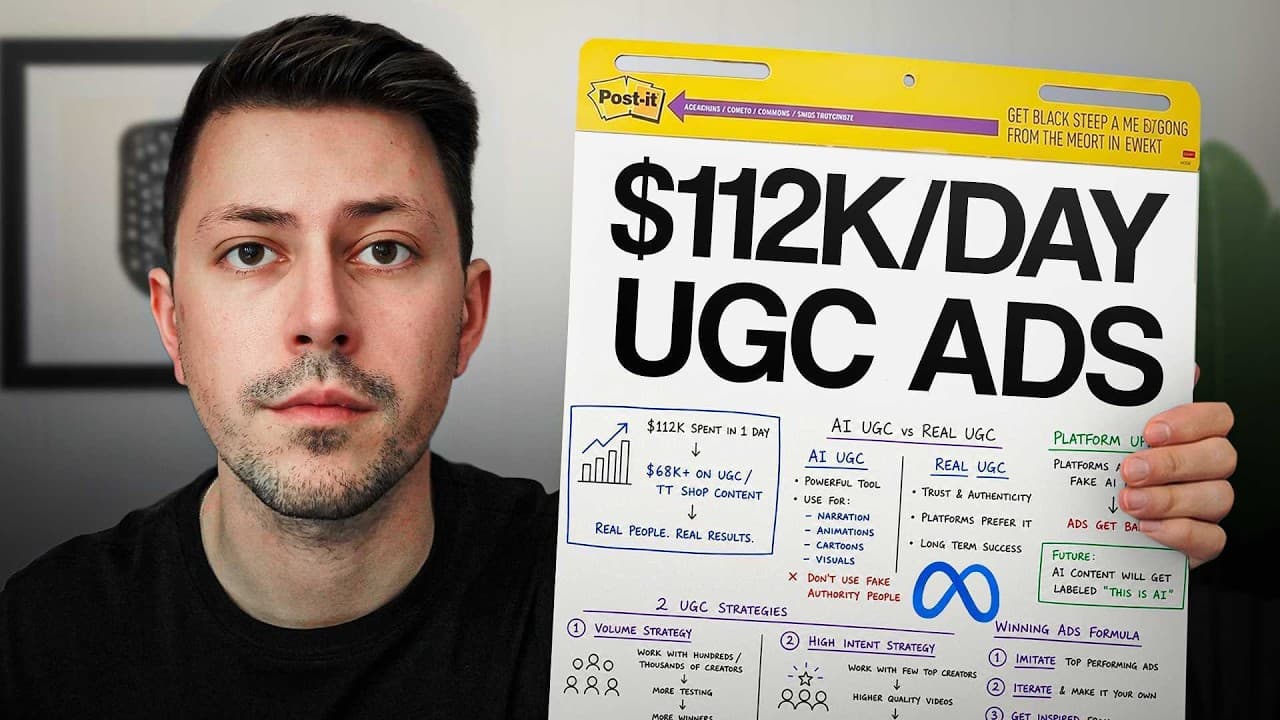The $112K/Day UGC Strategy Nobody's Talking About (It's Not Volume)