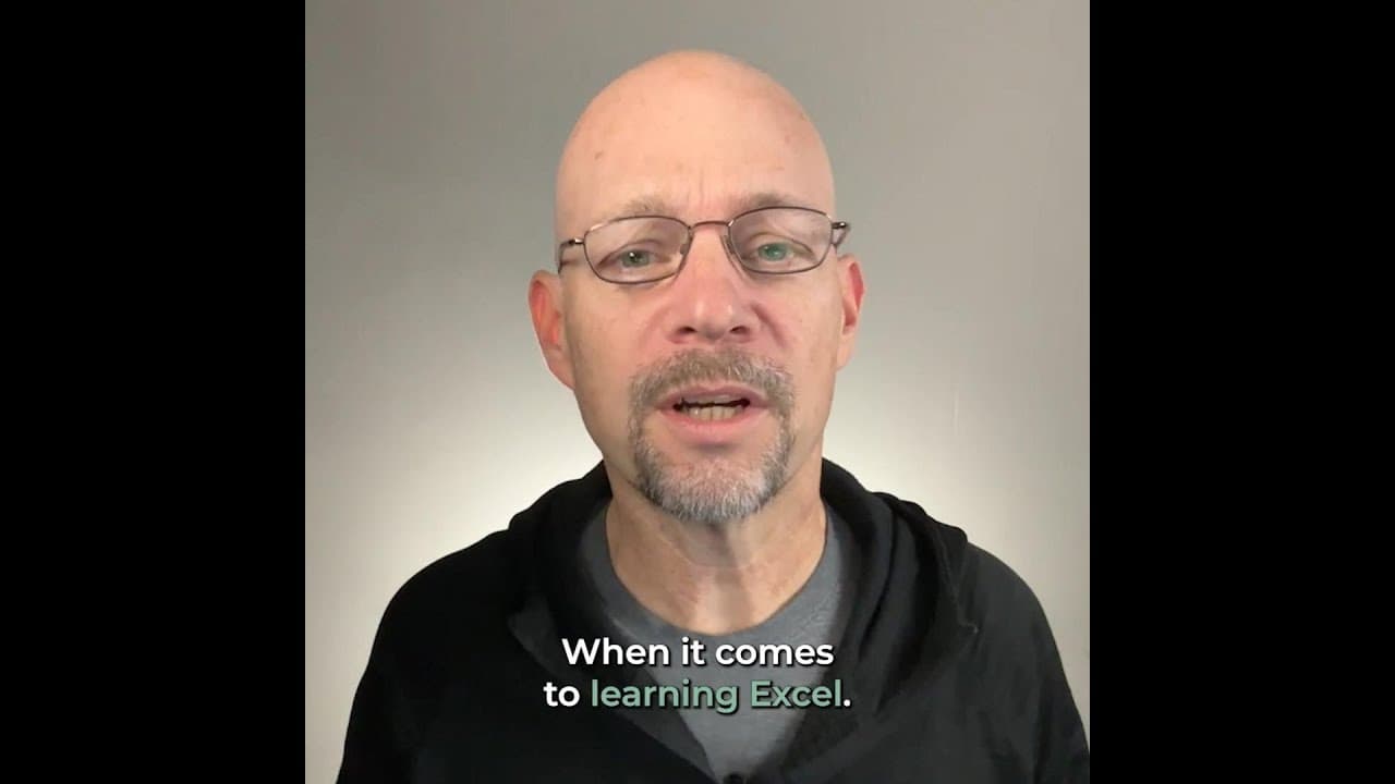 Excel Hack: Learning Excel on YouTube Is The Slow Way