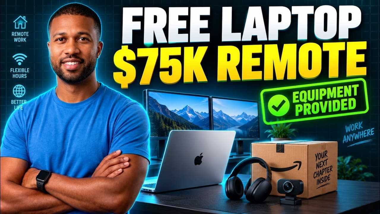 10 Remote Jobs That Send You Free Equipment ($65K - $85K)