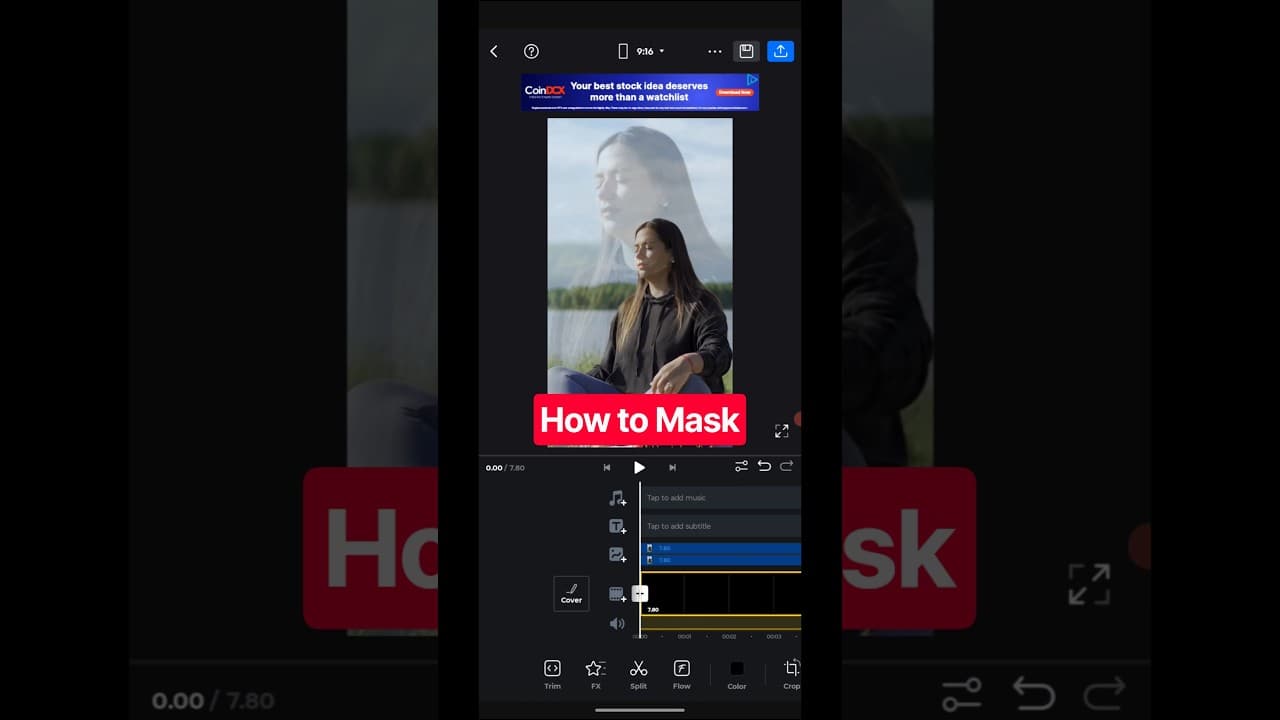VN Video Editor | How to edit mask layer in vn video editing Tutorial #shorts