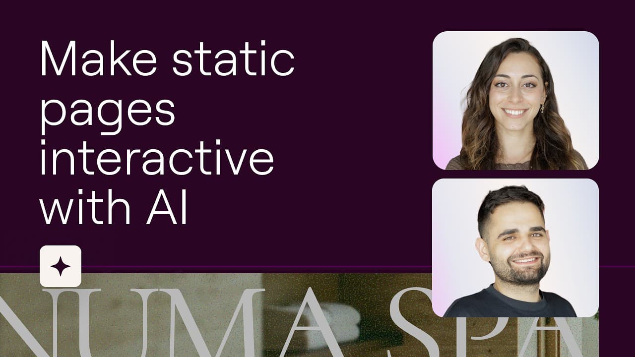 Make your pages interactive with AI (webinar replay)