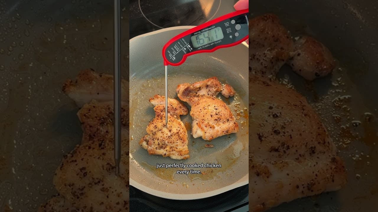 This meat thermometer delivers fast, accurate readings so every cut comes out perfectly cooked.