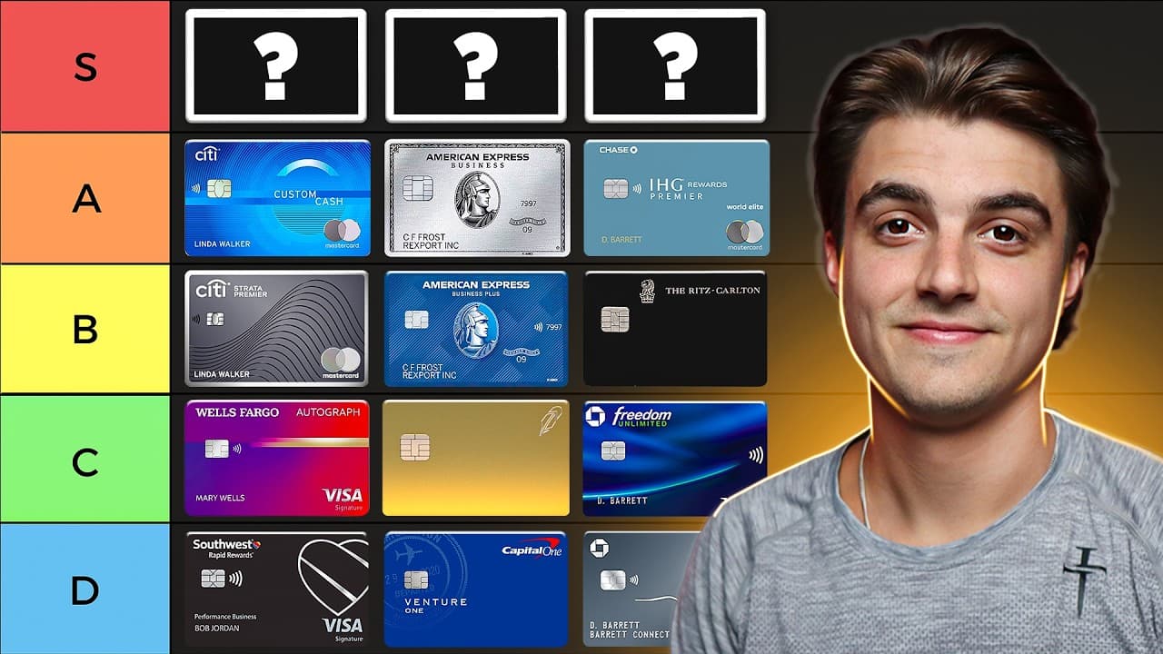 I Ranked My 25 Credit Cards (Here’s What’s BEST)