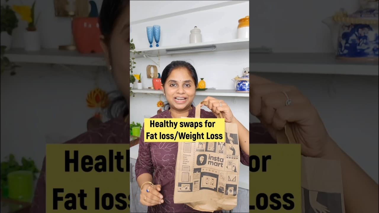 Healthy Swaps for Weight loss /Fat loss #viralshorts #shorts #healthtips #diethacks