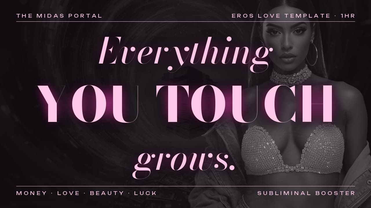 Everything Grows When You Touch It: Money, Love, Beauty, Luck (The Midas Portal — Eros Love Booster)