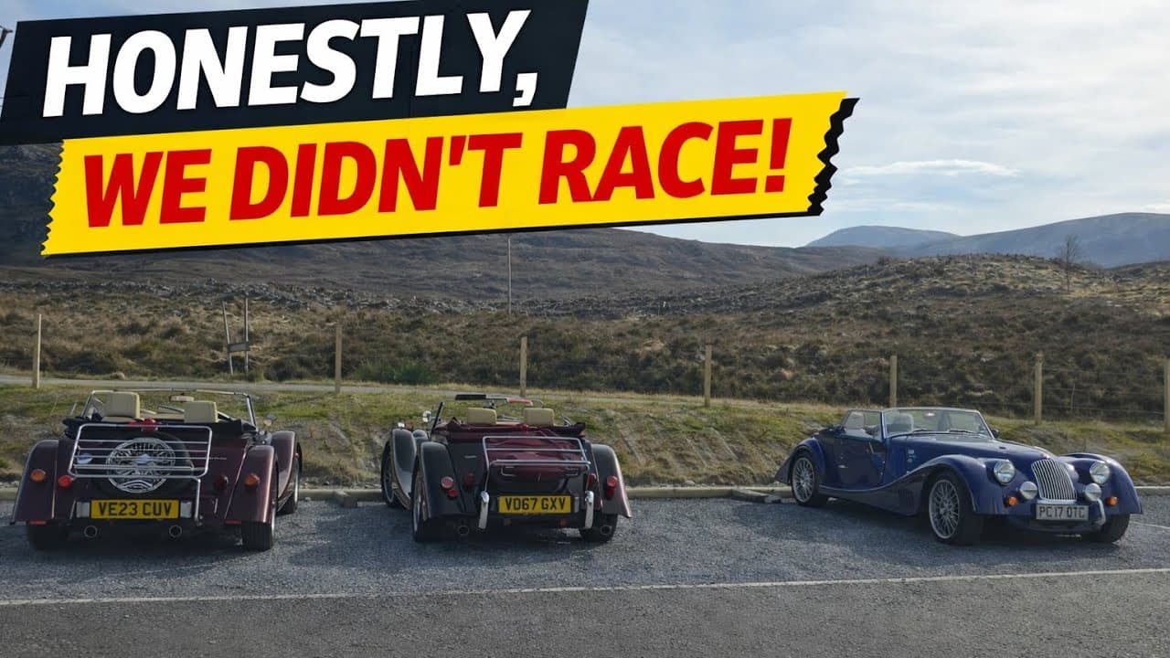 NOT racing 4 Morgan's in the BMW i4 on the NC500 in Scotland
