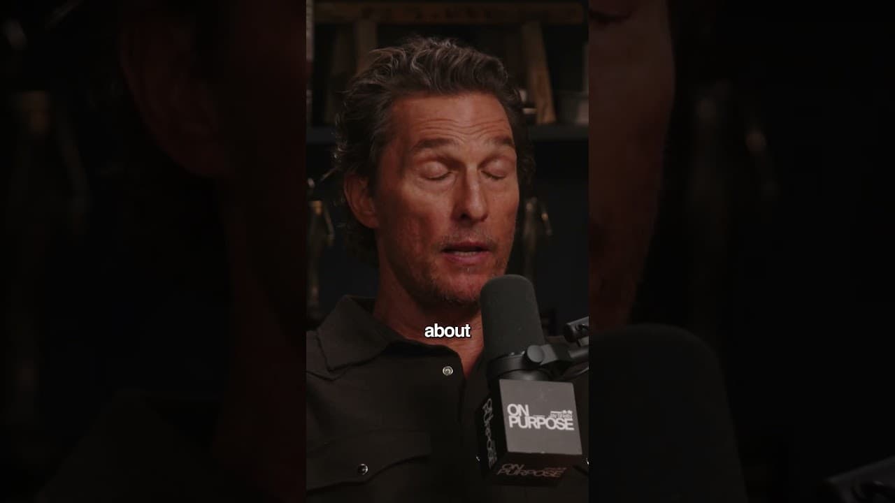 Matthew McConaughey on the biggest mistake we make in love #jayshetty #shorts #matthewmcconaughey