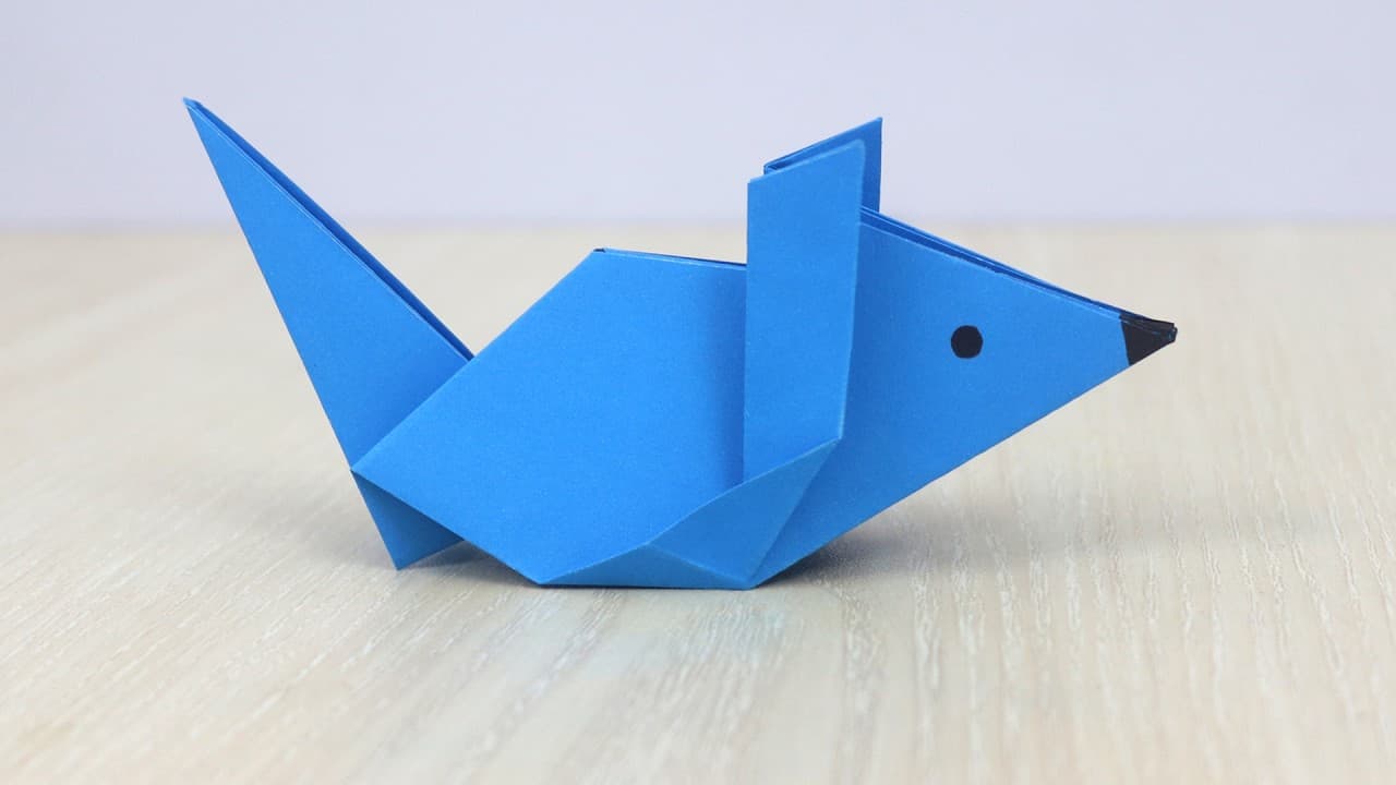 How to Make Origami Mouse - Paper Mouse instructions