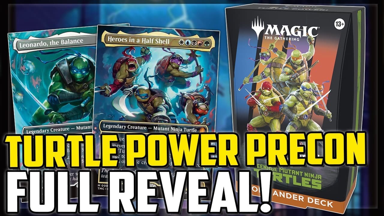 Turtle Power FULL Precon Reveal! INSANE Landbase?! New Cards and More!