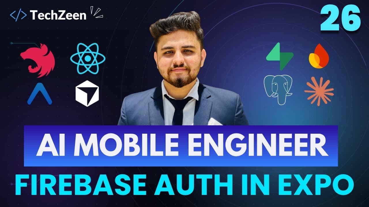 Firebase Authentication in React Native | Email/Password Auth with Expo | AI Mobile Engineer
