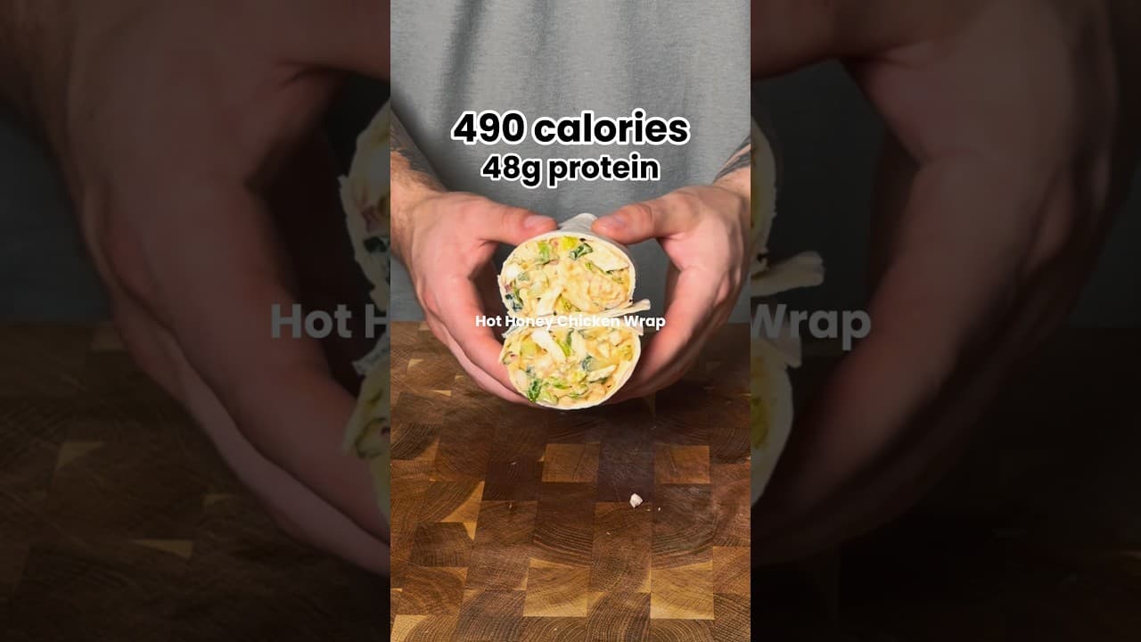 Creamy Hot Honey Chicken Wrap