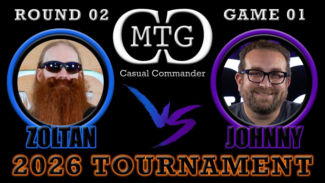 MTG Casual Commander Tournament - Round 02 Game 01 #mtg #tournament #tcg #magicthegathering #fyp