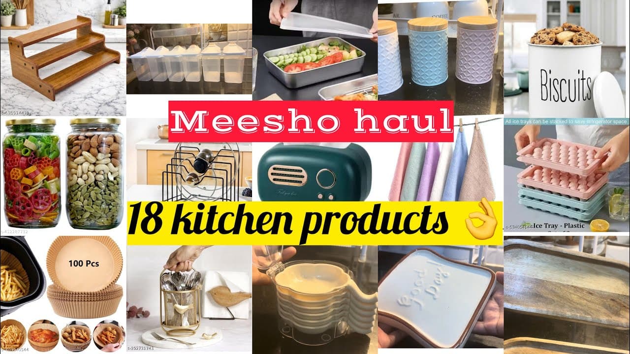 Meesho haul 🔥| 18 kitchen products | @meeshoapp | Best products |