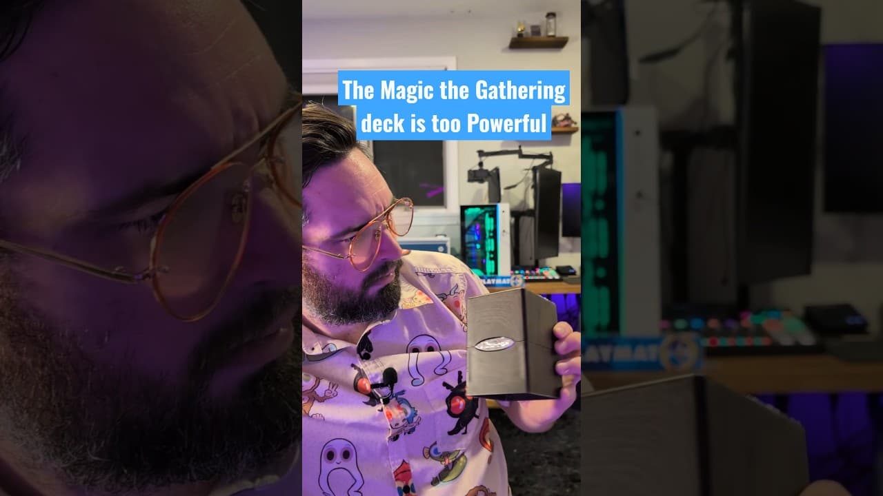 When your Magic the Gathering Deck is too powerful and never gets played. #MagicTheGathering #MTG