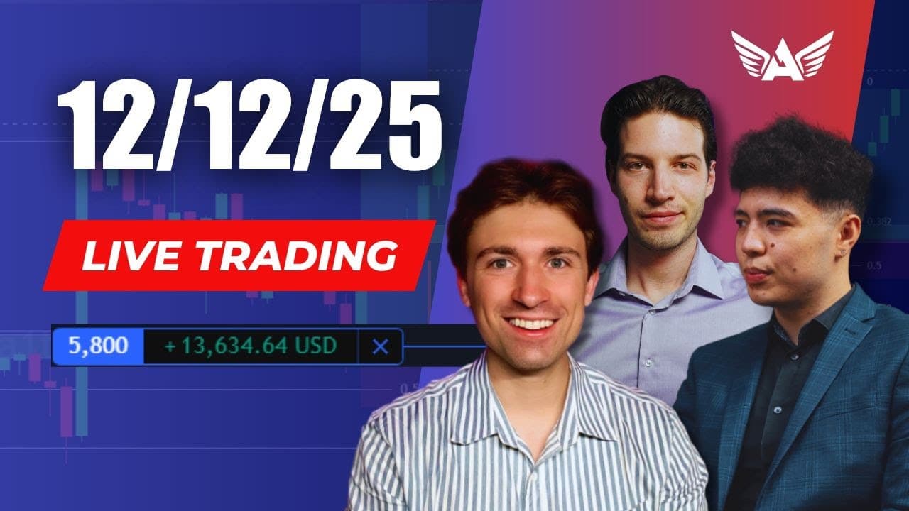 Live Trading GOLD, USD, SPX500 & More!