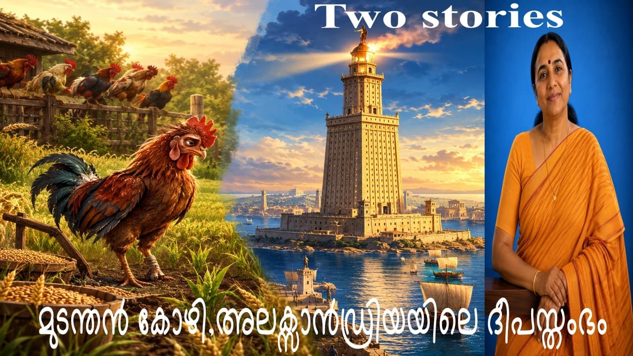മുടന്തൻ കോഴി, അലക്സാൻഡ്രിയയിലെ ദീപസ്തംഭം- Two Malayalam Stories