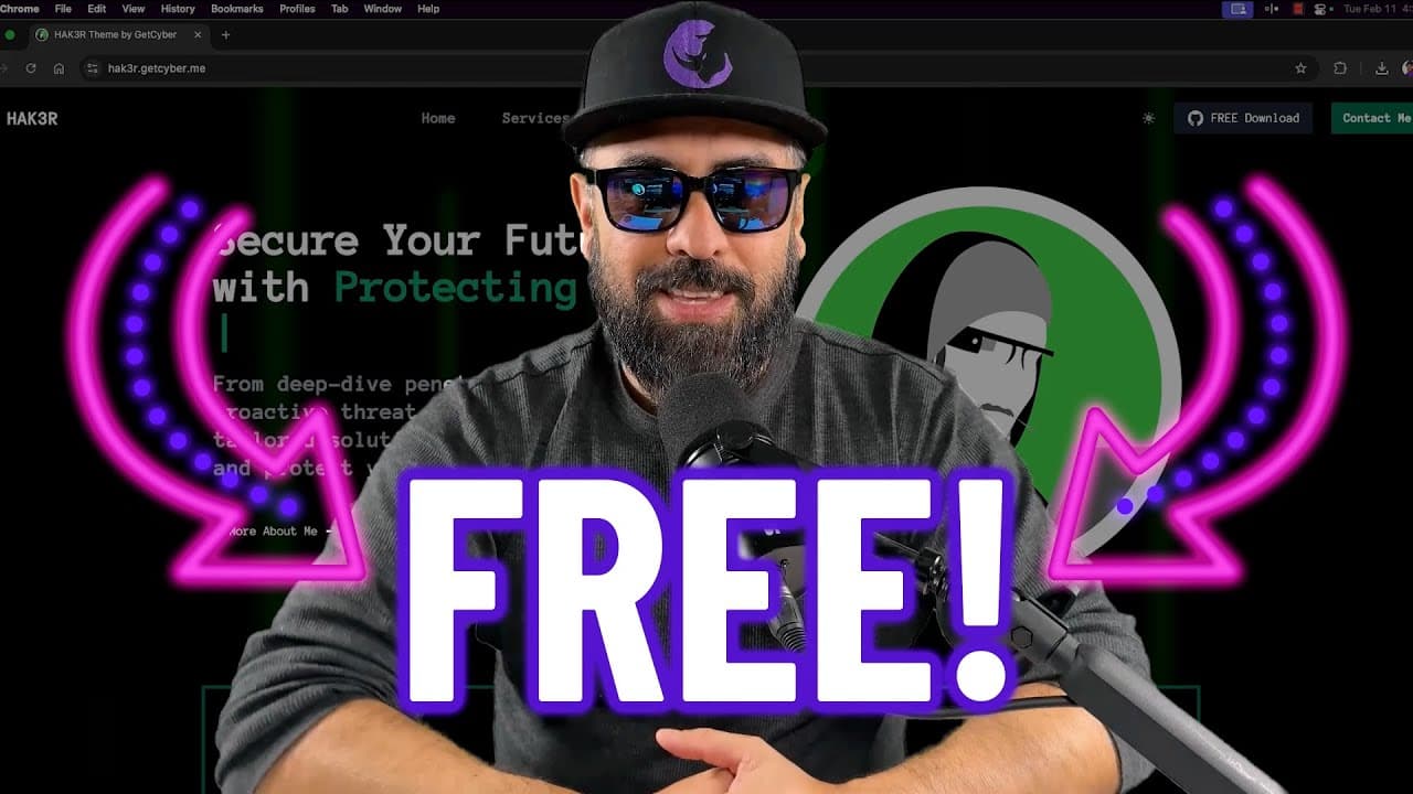 I Built a FREE Hacker Portfolio That Will Make You Look Like a Pro 🔥