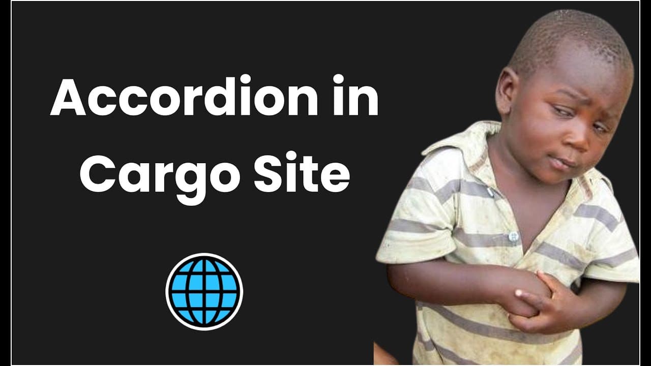 Accordion in Cargo Site | Cargo 3