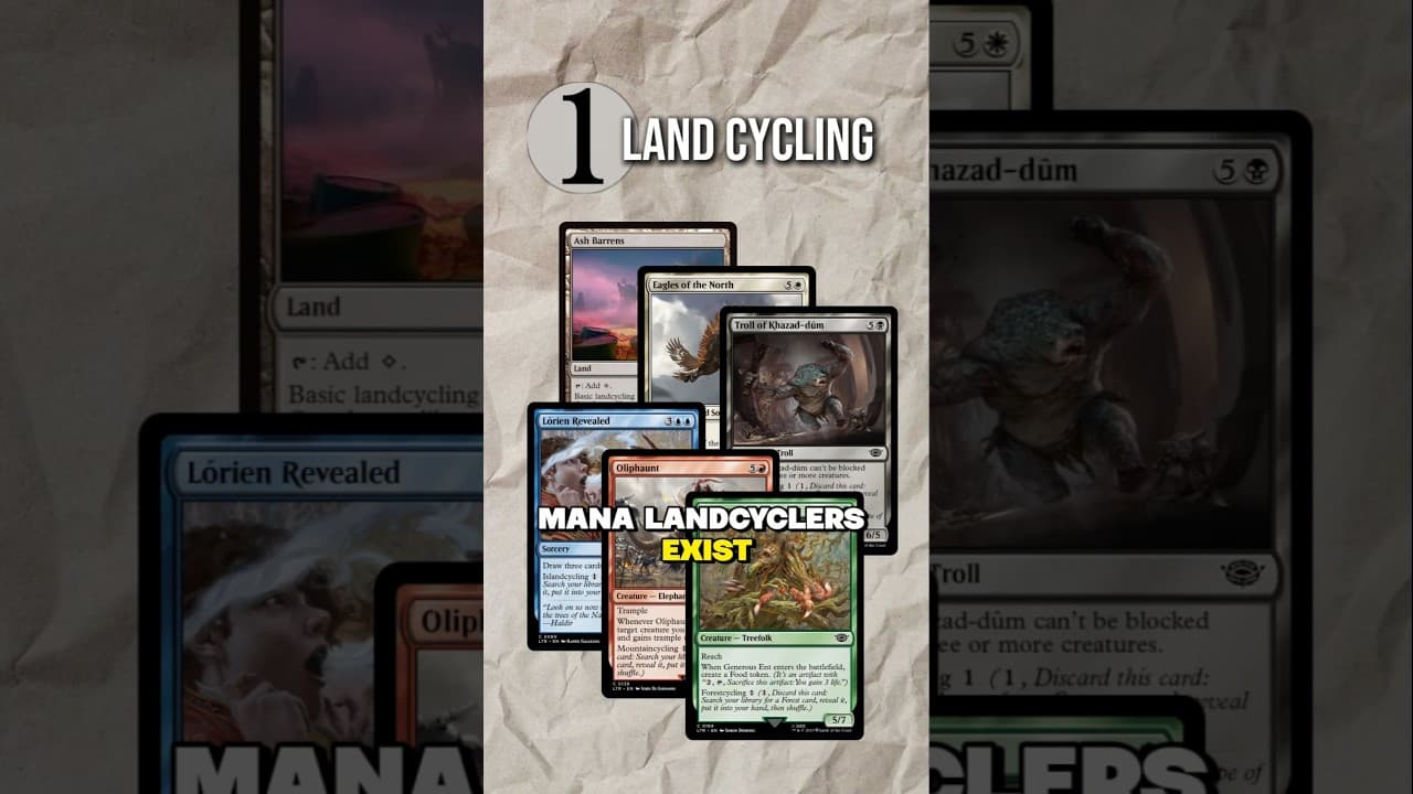 DT covers one mana land cycles, specifically Troll of Khazad-Dum. Why aren't you running these cards