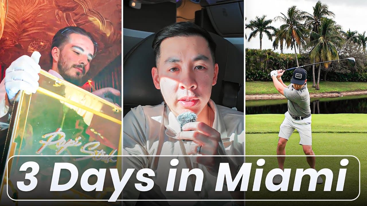3 Days in Miami — Live Trading, Golf Charity & Real Life