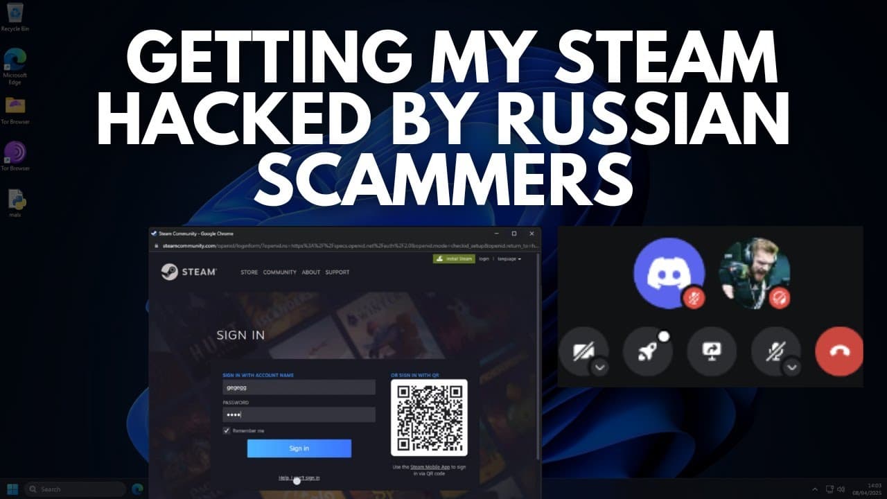 Getting my steam hacked by russian scammers