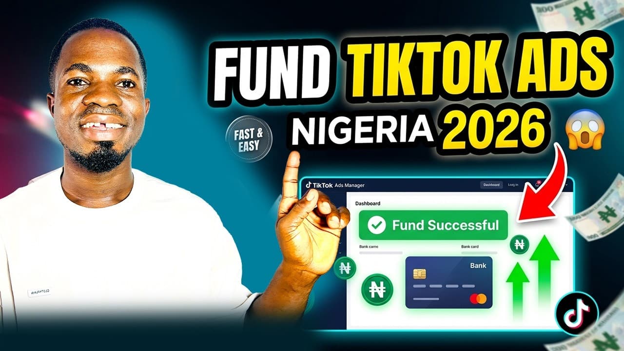 New Way To Fund TikTok Ads Account in Nigeria 2026 | Easy Payment Method