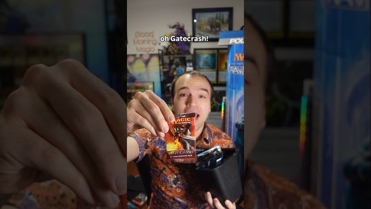 Opening the first Magic set I was ever on a design team for 🥲 #magicthegathering