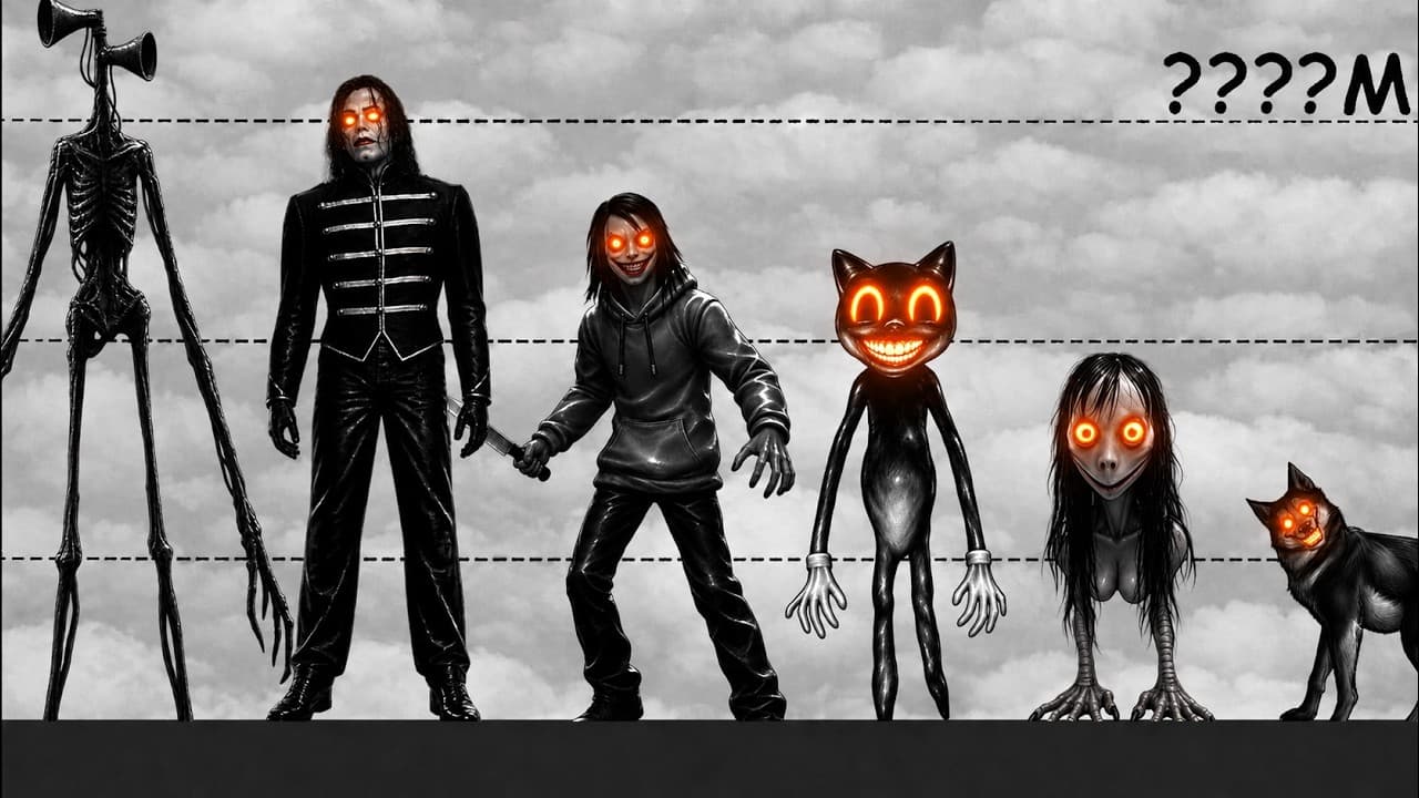 EVERY Creepypasta Creatures | Size Comparison (2026)