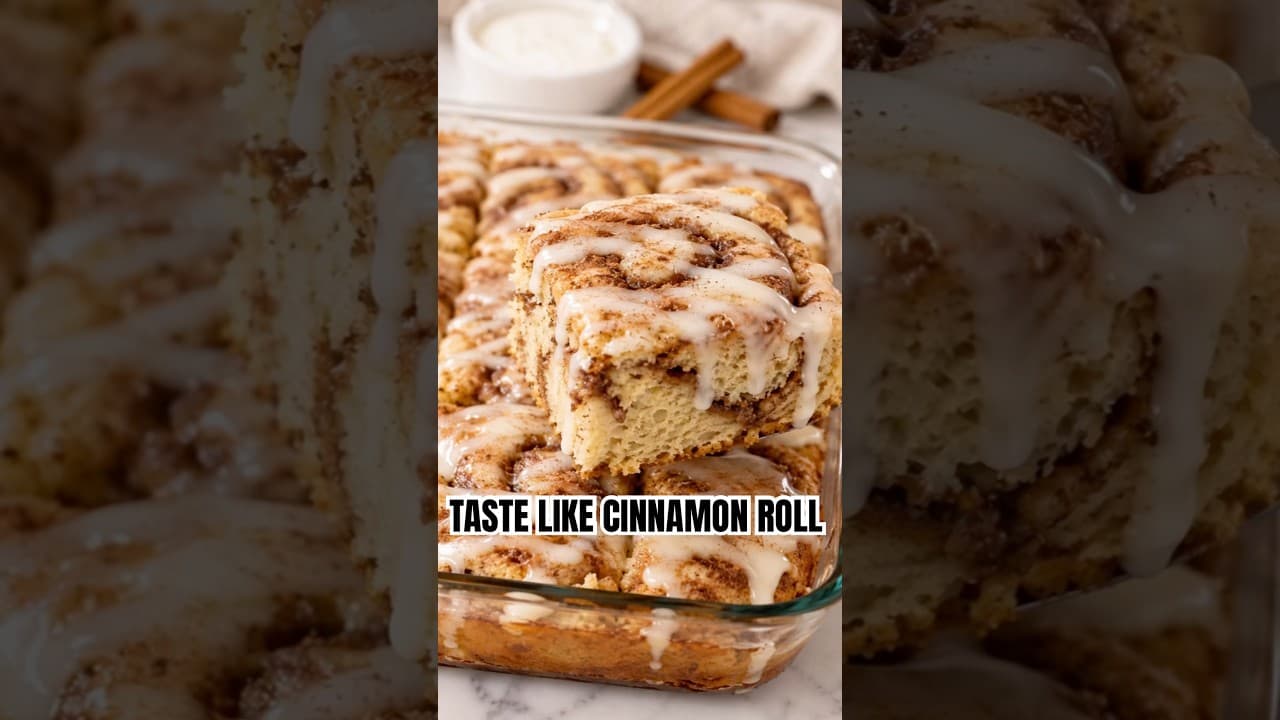 This High-Protein Cinnamon Roll Cake Tastes Like the Real Thing! π | Cottage Cheese Recipe