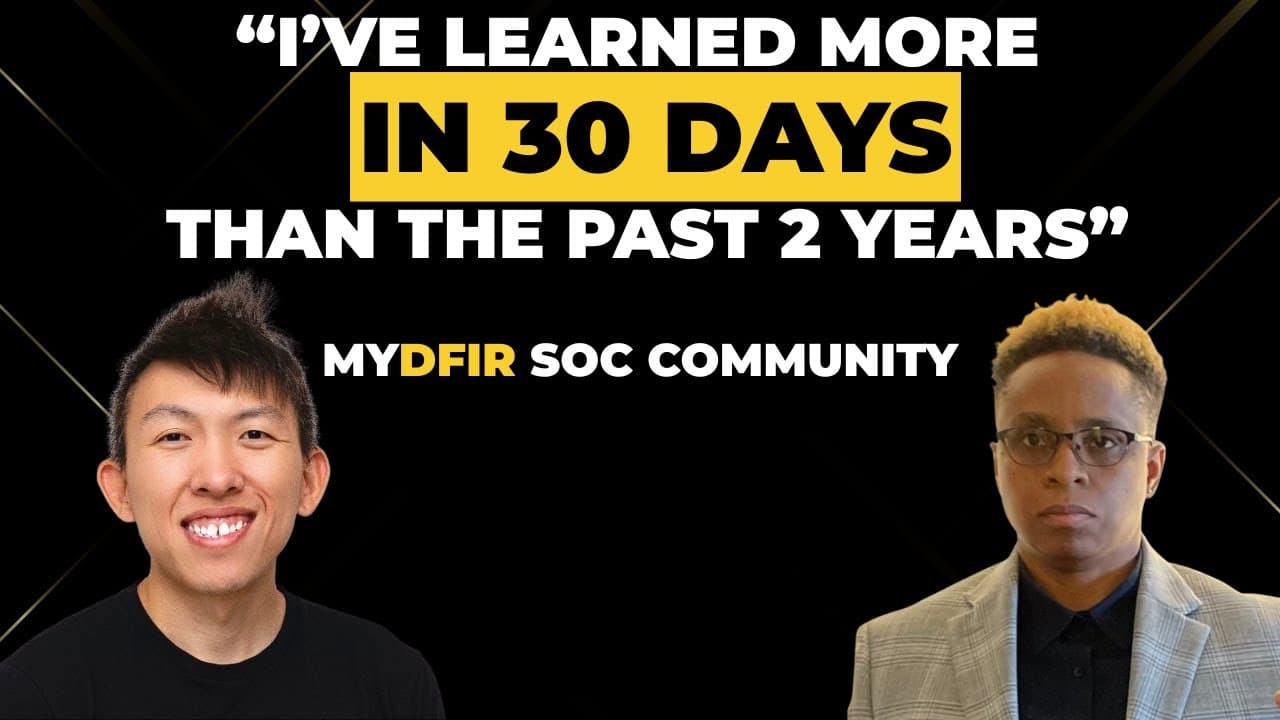 From IT Support to SOC Analyst Training | Apryl's Journey