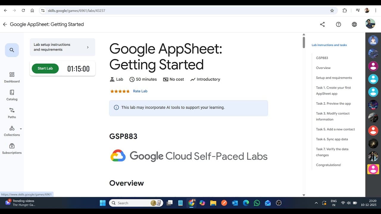 Google AppSheet: Getting Started || Lab Solution || Google Cloud Arcade 2025