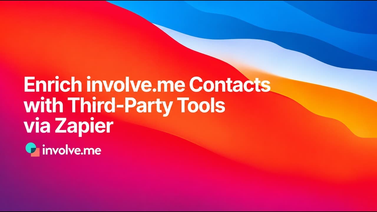 How to Enrich Contacts with Third Party Tools via Zapier