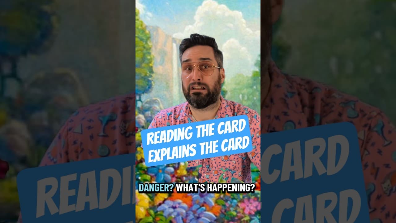 You know what the Prof says in Magic the Gathering Commander Reading the Card Explains the Card #mtg