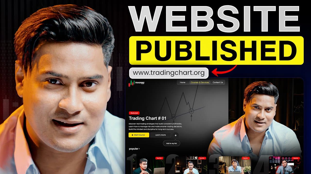 Trading Chart Official Paid Course 2026 | কীভাবে Trading শুরু করবেন? Full Roadmap + Website Launch