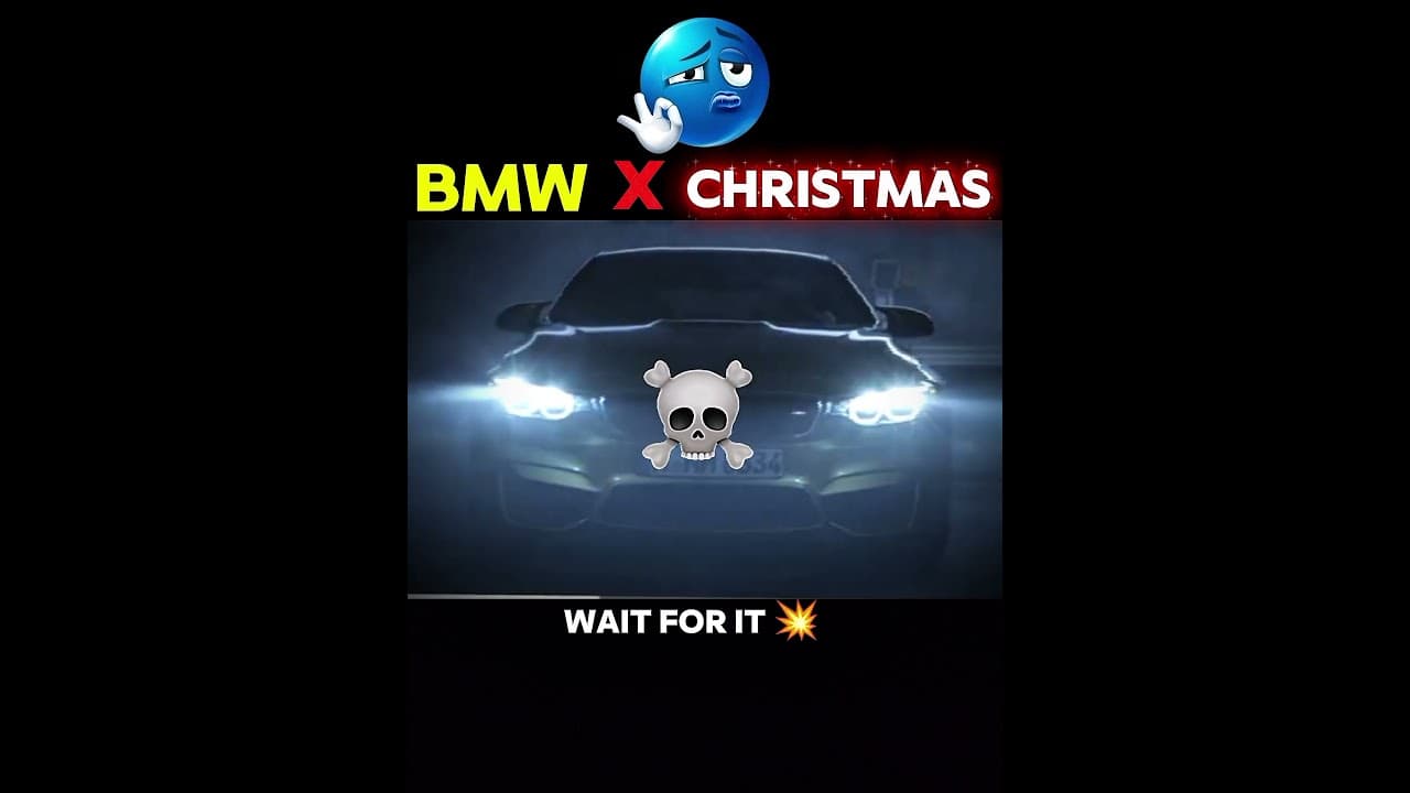 BMW x Christmas 🎄🎁 #bmw #mercedes #audi #bmwm #automobile