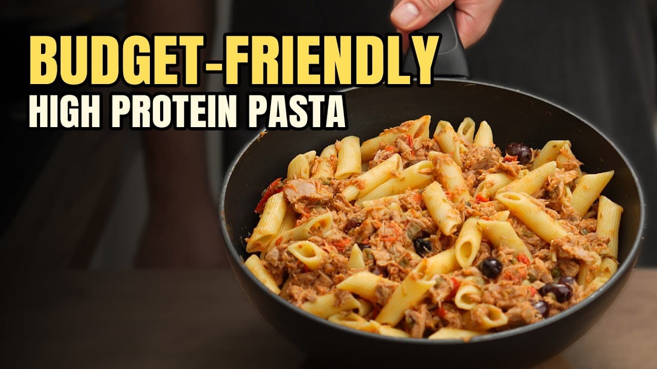 This Mediterranean Tuna Pasta Costs Under $3.50 Per Serving (Meal Prep)
