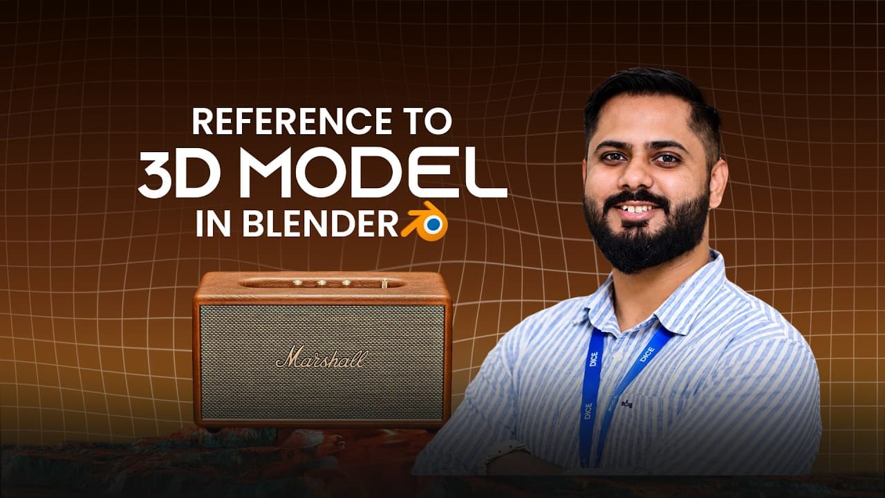 Blender Product Visualization Tutorial | Reference to Professional 3D Render | LIVE