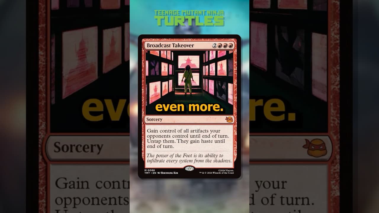 This Teenage Mutant Ninja Turtles Card Gets Crazier Each Time You Read It!